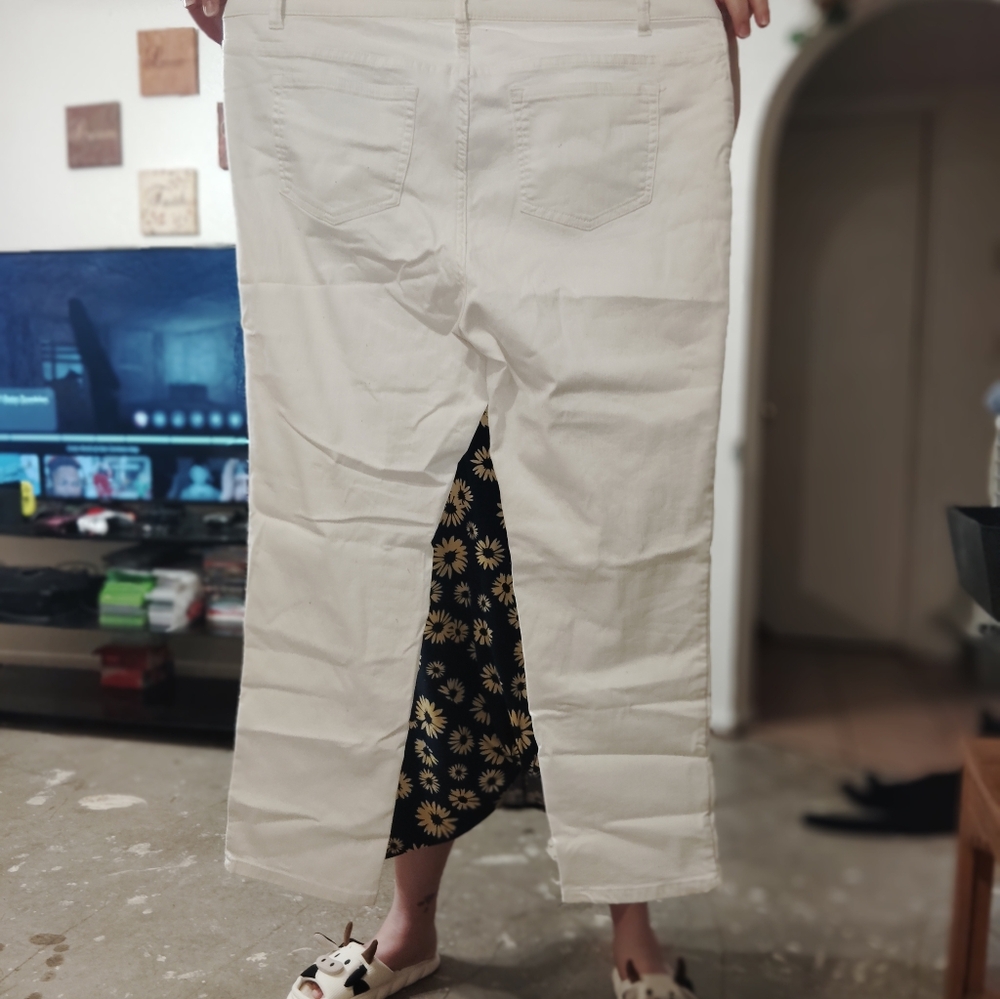 White jeans